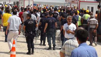 İşten çıkarılan hastane işçilerinin eylemi olaylı bitti