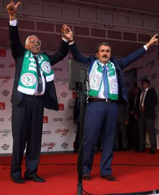 Rize’de Milli İttifak mitinginde Kamalak ve Destici'den eleştiriler