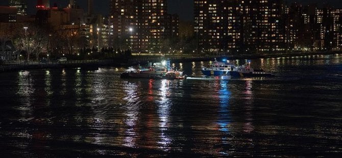 New York'ta helikopter düştü: 5 ölü