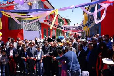Renkli sokağın virane fotoğrafları geçmişte kaldı