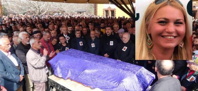 Ferhat Tunç'un kız kardeşi toprağa verildi