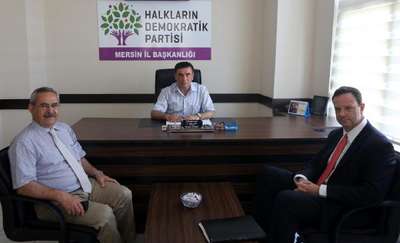 ABD Büyükelçiliği'nden HDP Mersin İl Teşkilatı'na ziyaret