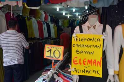 Telefonla oynamayan eleman arıyor