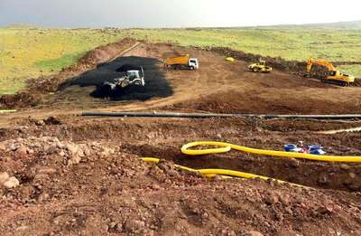 Diyarbakır Büyükşehir Belediyesi sulama göleti yapıyor