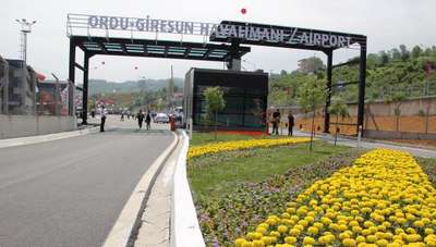 Ordu-Giresun Havalimanı'na açılışg ünü 12 uçakla 1535 kişi taşındı