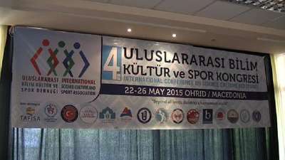 Uluslararası Bilim, Kültür ve Spor Kongresi Makedonya’da gerçekleştirildi