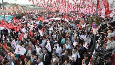 Milli İttifak Sivas'ta miting düzenledi