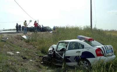 Trafik Polisi kazada şehit oldu (2)