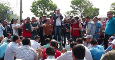 Ford Otosan önünde bekleyişe devam