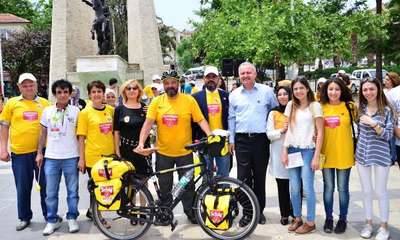 Çölyaklılar için 1750 kilometre pedal basacak