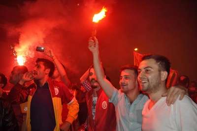 Florya'da galibiyet coşkusu