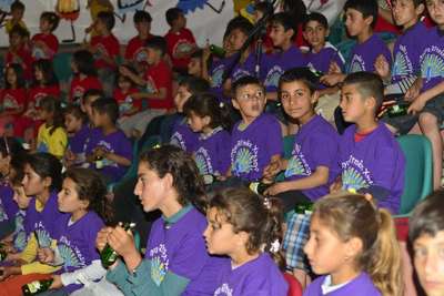 Diyarbakır'da bin çocukla doğal ritim konseri