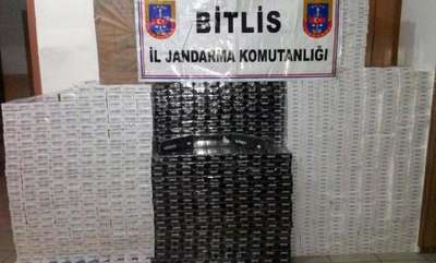 Jandarmadan kaçak sigara operasyonu