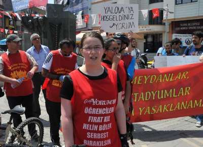 Ankara'ya pedal çeviren Grup Yorum üyeleri Yalova'daydı