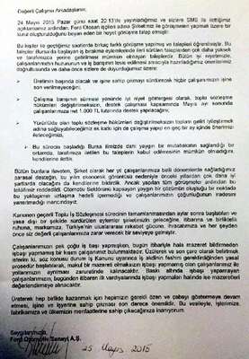 Ford Otosan'dan direnişi sürdürenlere; Mazereti olmadan işbaşı yapmayanlarla yollarımız ayrılacak
