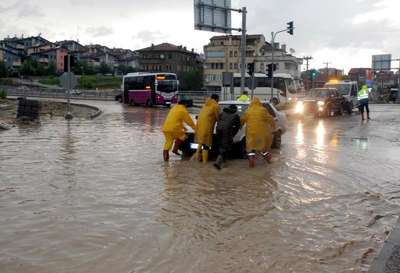 Kastamonu'da yağmur etkili oldu