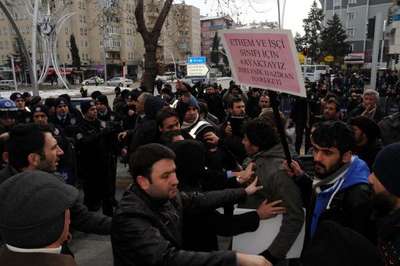 Tokat'ta eylem gerginliği