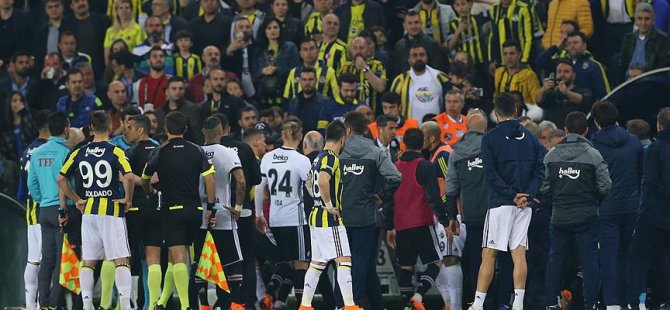 Fenerbahçe-Beşiktaş derbisi tatil edildi