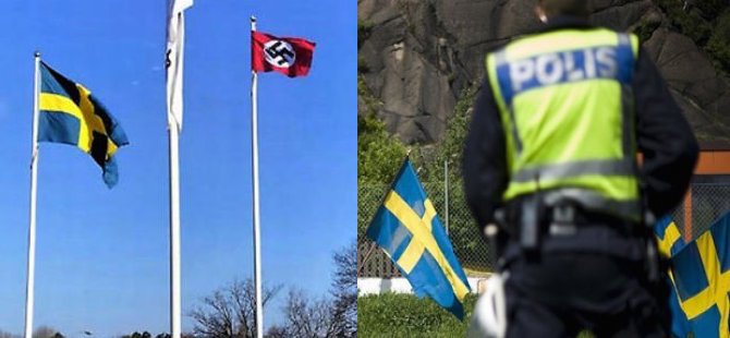 Hitler'in doğum gününde Nazi bayrağı çektiler