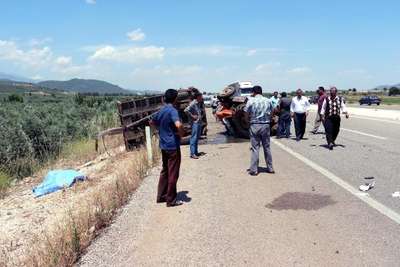 Hassa'da kaza: 1 ölü, 1 yaralı