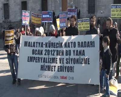 "Kürecik Radarı sökülsün, Türkiye NATO'dan ayrılsın" eylemi
