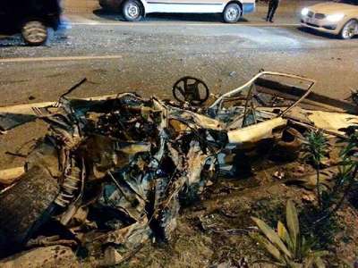 Trabzon'da otomobil tankere çarptı: 1 ölü,1 yaralı