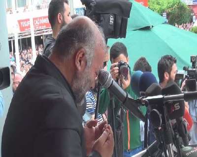 Gürsu Belediye Başkanı Cüneyt Yıldız'ın cenazesinde gözyaşları sel oldu