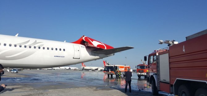 Atatürk Havalimanı'nda uçaklar çarpıştı