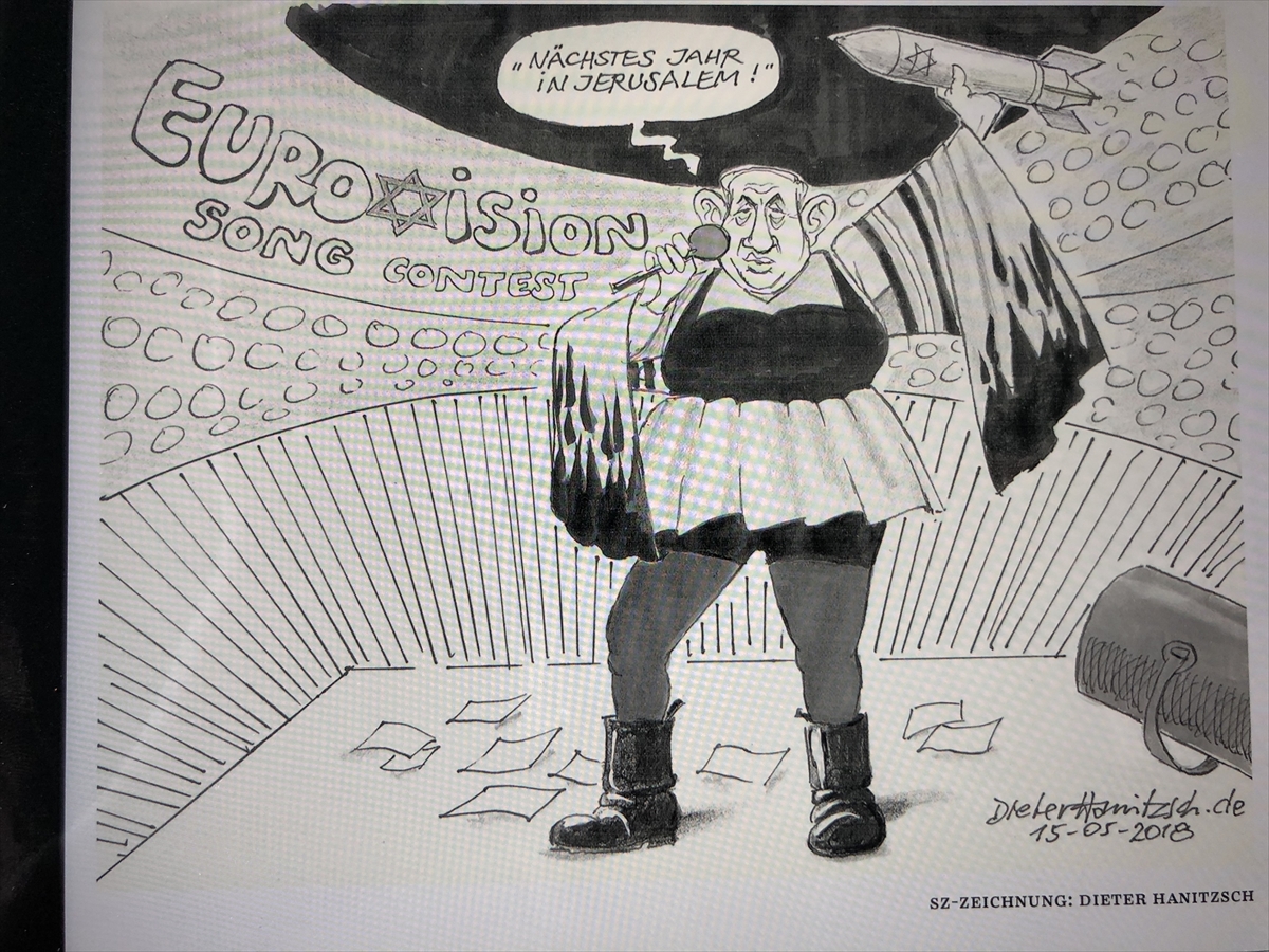 Netanyahu’yu çizdi diye kovuldu