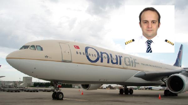 Onur Air pilotu uçağı burun üstü indirdi