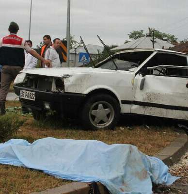 Samsun'da kaza: 1 ölü, 4 yaralı