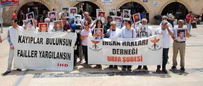 Şanlıurfa’da kayıp yakınlarından eylem