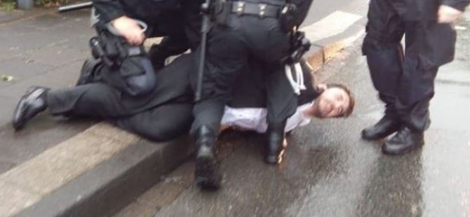 Alman polisiyle Erdoğan kavgası