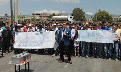Mahalle sakinlerinden kamulaştırma tepkisi
