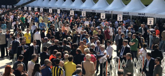 Fenerbahçe'de oy verme işlemi başladı