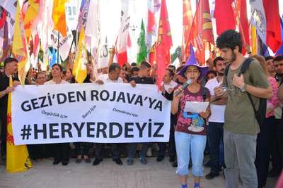 Adana'da gezi yıldönümü yürüyüşü