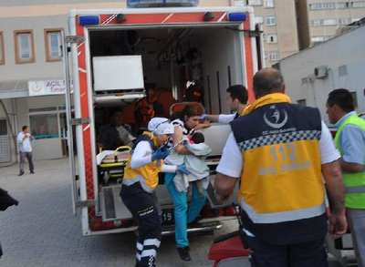 Çorum'da kaza : 10 yaralı