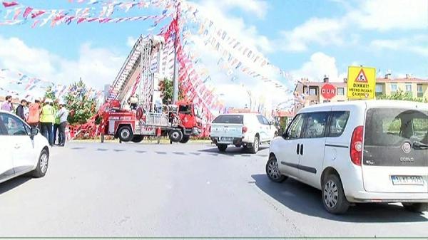 Metro çalışmalarında doğalgaz borusu delindi (1)