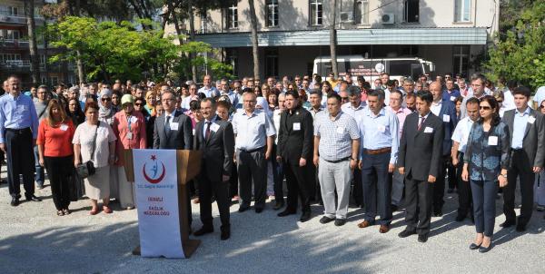 Samsun'daki doktor cinayeti Denizli'de protesto edildi