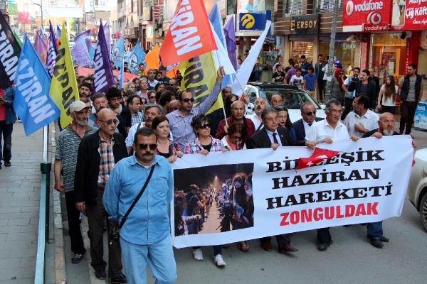 Zonguldak'ta, 'Gezi' yürüyüşü