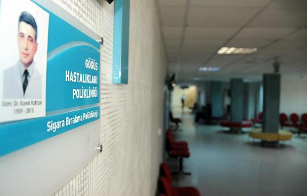 Samsun'da, öldürülen doktorun meslektaşları yasta