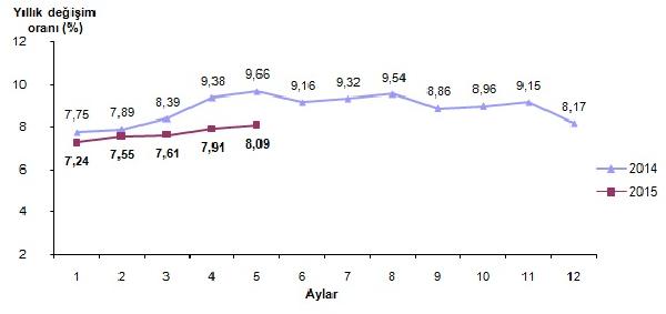 Enflasyon Mayıs'ta yüzde 0.56 ile beklentilere paralel (2)