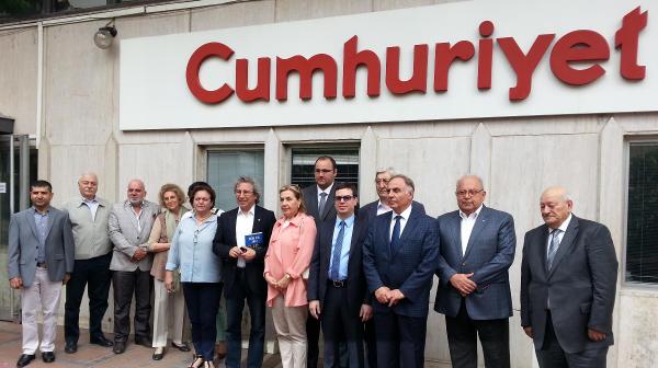 Basın Konseyi'nden Cumhuriyet'e  destek ziyareti