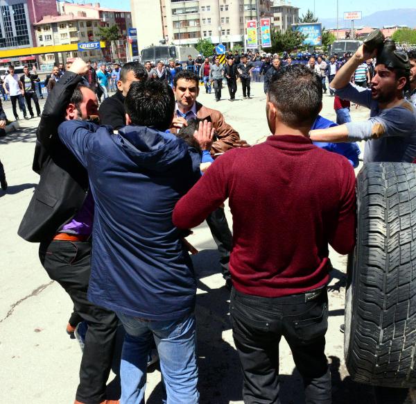 Erzurum'da HDP mitingi öncesi olaylar çıktı (3)