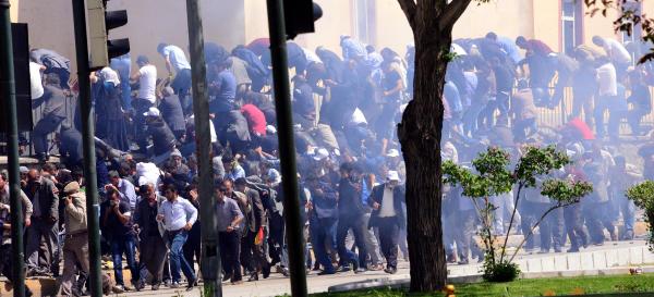 Erzurum'da HDP mitinginde olaylar çıktı (5)