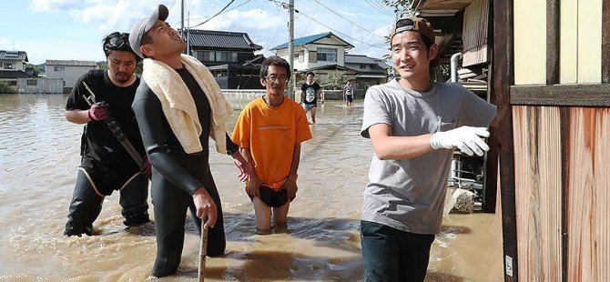 Japonya'da sellerde ölü sayısı 80'i buldu