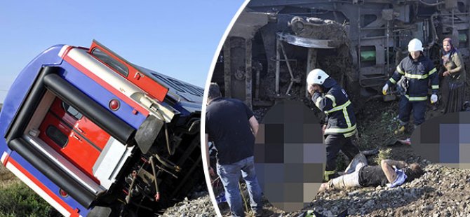 Tekirdağ'da tren kazası: 24 ölü, 318 yaralı