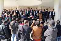 ŞANLIURFA’DA AVUKATLARDAN ULUDERE PROTESTOSU