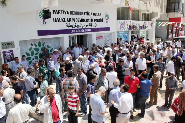 Şanlıurfa’da HDP'lilerden protesto