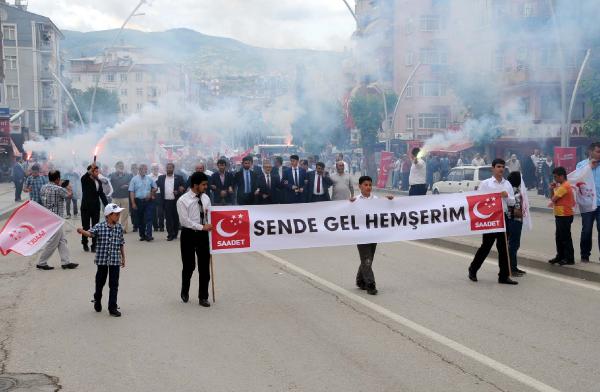 Tokat'ta Milli İttifak'tan 'Sevgi Yürüyüşü'
